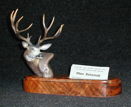One Last Look - Mule Deer Bronze Sculpture