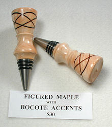 Figured Maple w/Bocote Accents